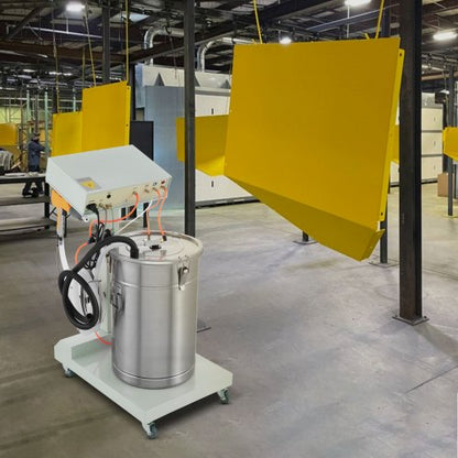 40W 50L Electrostatic Powder Coating Machine with Spray Gun, 550g/min WX-101 System
