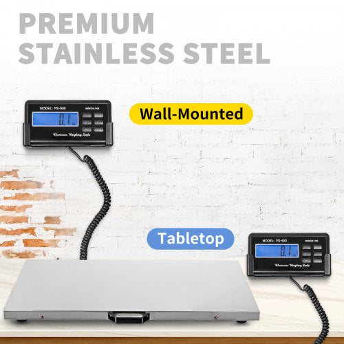 Large Pet Vet Scale 1100LB Digital Livestock Scale With Stainless Steel Platform For Dogs Hogs Shee 4