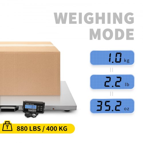 880LB Stainless Steel Vet Scale, Heavy-Duty Digital Livestock Scale for Large Animals, Dogs, Pigs & Goats