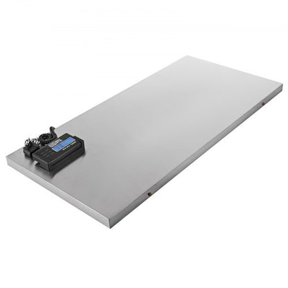 880LB Stainless Steel Vet Scale, Heavy-Duty Digital Livestock Scale for Large Animals, Dogs, Pigs & Goats