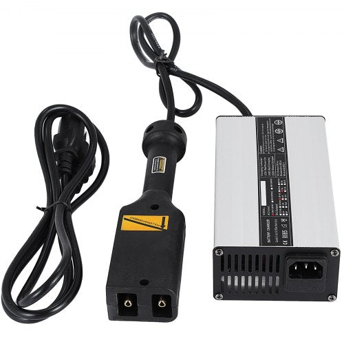 Club Car & Yamaha Golf Cart Charger, 36V 5A Smart Battery Charger with Aluminum Housing & Cooling Fan