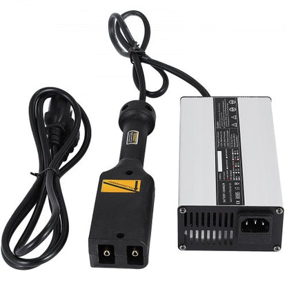 Club Car & Yamaha Golf Cart Charger, 36V 5A Smart Battery Charger with Aluminum Housing & Cooling Fan