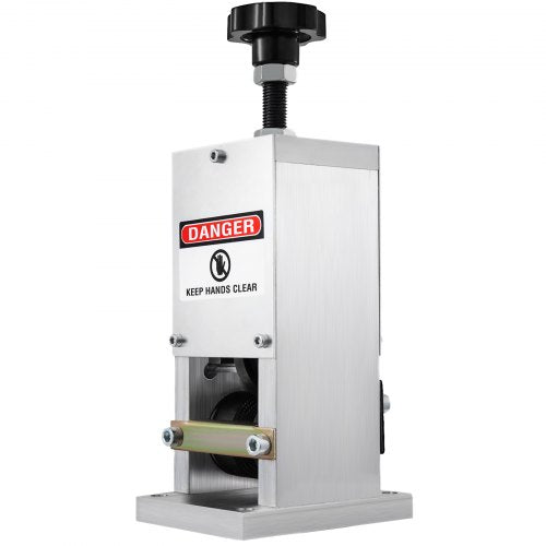 Wire Stripper Machine with Hand Crank, Manual Wire Stripping Tool Aluminum Build, Ideal for Scrap Copper Cable Recycling