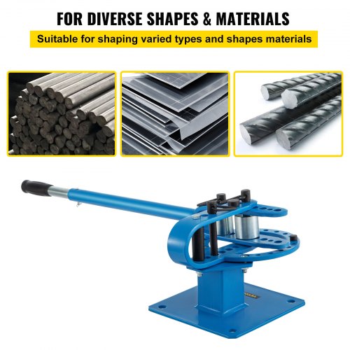 Manual Bench Compact Metal Bender With Dies Flat Bar Rod And Pipe Bending Brake Bender For Steel Ir 4
