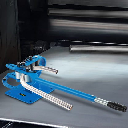 Manual Bench Compact Metal Bender With Dies Flat Bar Rod And Pipe Bending Brake Bender For Steel Ir 10