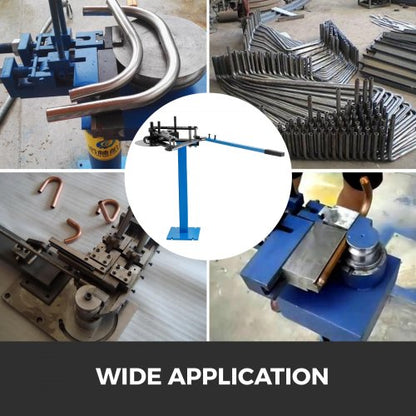 Heavy Duty Metal Pipe and Tube Bender with Dies, Tube Pedestal Bender, Tube Bender Max Bending, Floor-Standing Tool