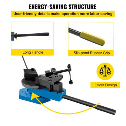 Universal Metal Scroll Bender, High-Hardened Steel Rod Bender for Scroll, Radius & Angle Bending, Works on Steel, Brass