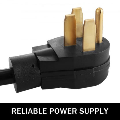 RV Power Cord Amp, AWG Heavy-Duty Extension Cable for Camper, Trailer, Motorhome, Truck with Weatherproof Grip End