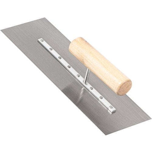 Bull Float Magnesium Concrete Float, Round End Concrete Float Tool with Handles & Bracket, Cement Finishing Tool Kit
