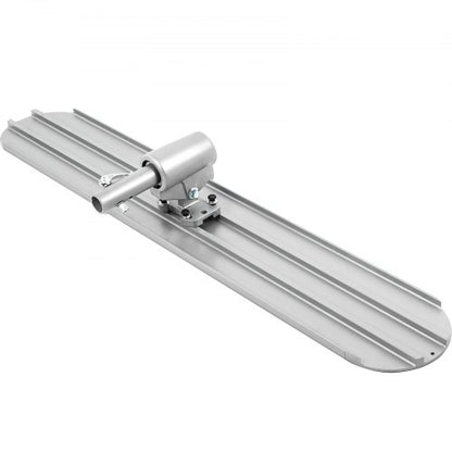 Bull Float Magnesium Concrete Float, Round End Concrete Float Tool with Handles & Bracket, Cement Finishing Tool Kit