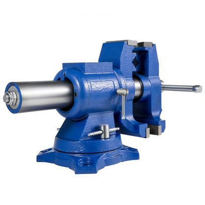 Heavy Duty 6 Bench Vise With 360 Swivel Base  Head 30Kn Pipe Vise HighPrecision Clamping For Metalw 9