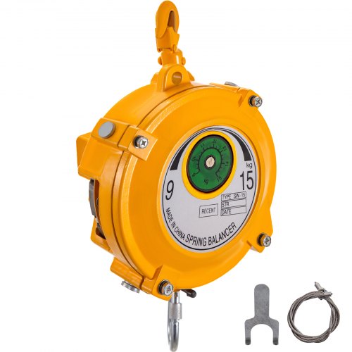 1.5m Length Tool Balancer with Hook & Wire Rope, Adjustable Retractable Hanging Equipment for Tools