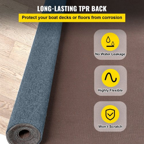 HeavyDuty 6 Ft X 36 Ft Outdoor Carpet NonSlip Waterproof Runner For High Traffic Areas  Cuttable Mo 4