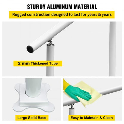 Adjustable Angle White Aluminum Stair Hand Rail For The Elderly Rustproof Handrails For Outdoor Ste 5