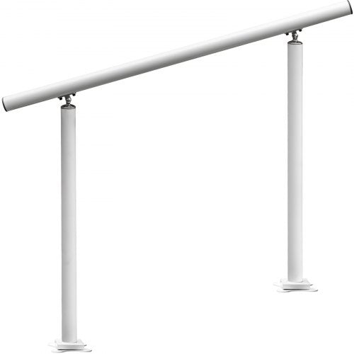 Adjustable Angle White Aluminum Stair Hand Rail For The Elderly Rustproof Handrails For Outdoor Ste 8