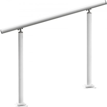 Adjustable Angle White Aluminum Stair Hand Rail For The Elderly Rustproof Handrails For Outdoor Ste 8