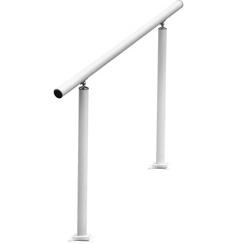 Adjustable Angle White Aluminum Stair Hand Rail For The Elderly Rustproof Handrails For Outdoor Ste 7