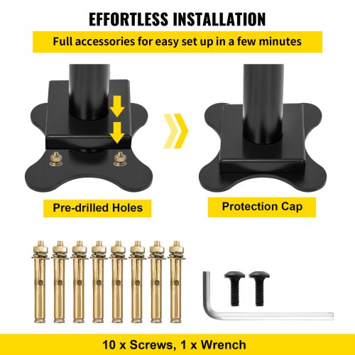 4 FT Handrails For 14 Steps Adjustable Angle Black Aluminum Stair Hand Rail For The Elderly  Outdoo 6