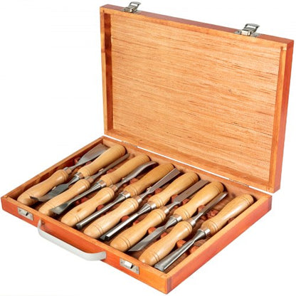 12Piece Wood Lathe Chisel Set 334Inch HSS Blades For Wood Carving Root Carving  Furniture Making 1