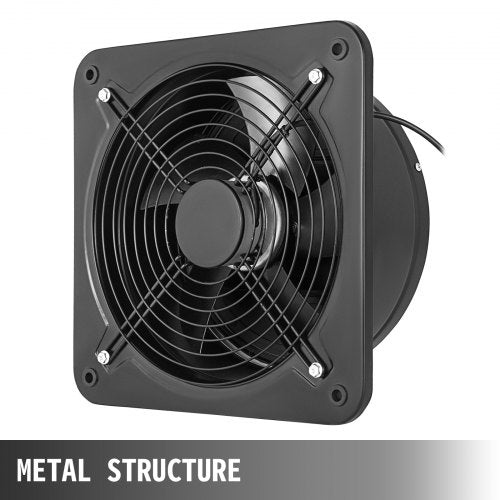 Wall Mounted Exhaust Fan Blower, Heavy-Duty Ventilation Extractor for Kitchen, Bathroom, Toilet, Garage & Commercial