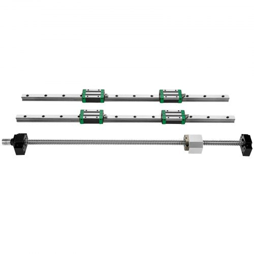 Precision Linear Guide Rail Set 2x HGR201000mm Rails RM1605 Ballscrew 4 Blocks  End Supports For CN 7