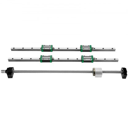 Precision Linear Guide Rail Set 2x HGR201000mm Rails RM1605 Ballscrew 4 Blocks  End Supports For CN 7
