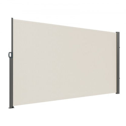 Retractable Side Awning Durable Full Aluminum Frame UVResistant Patio Sunshine Screen  Privacy Wind 10