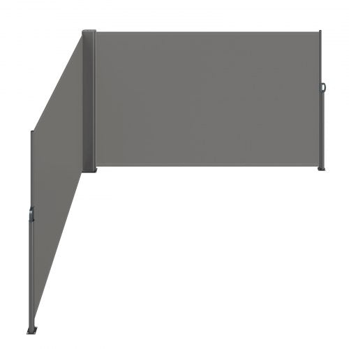 71x236 Retractable Side Awning Full Aluminum RustProof Patio Sunshine Screen Outdoor Privacy Divide 9