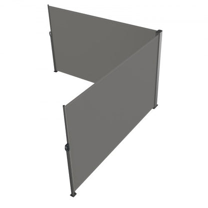 71x236 Retractable Side Awning Full Aluminum RustProof Patio Sunshine Screen Outdoor Privacy Divide 10