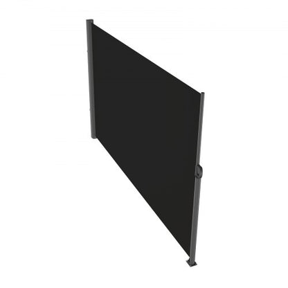 Retractable Side Awning Full Aluminum RustProof Outdoor Privacy Screen  Patio Wind Blocker With Sun 8