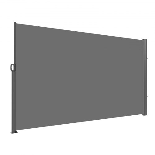 Retractable Side Awning Full Aluminum RustProof Outdoor Privacy Screen Patio Sun Shade  WindResista 10
