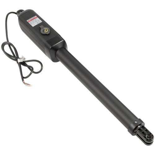 Single Swing Electric Gate Opener Kit, Speed 80W Motor, Push/Pull-to-Open, Remote Control, Gate for Farm, Garage
