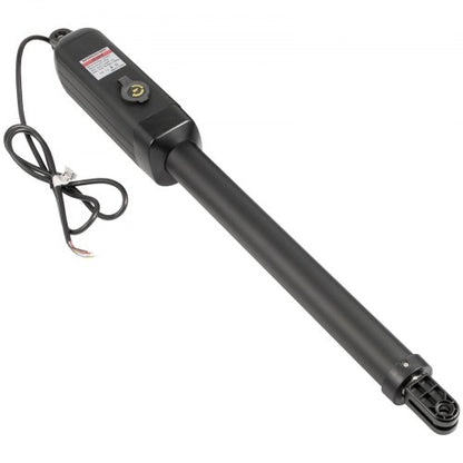 Single Swing Electric Gate Opener Kit, Speed 80W Motor, Push/Pull-to-Open, Remote Control, Gate for Farm, Garage