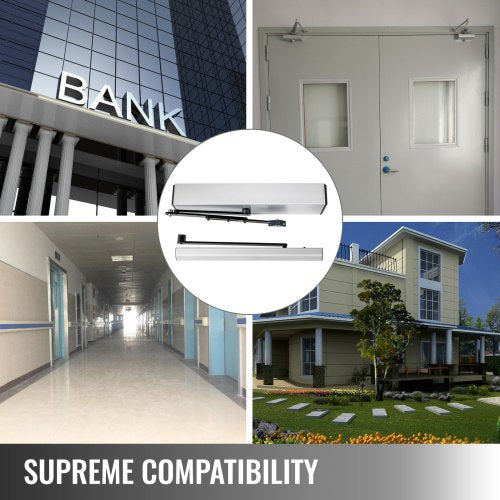 Automatic Swing Door Opener, Handicap Door Opener, Adjustable Electric Door Operator, Stainless Steel & Aluminum Alloy