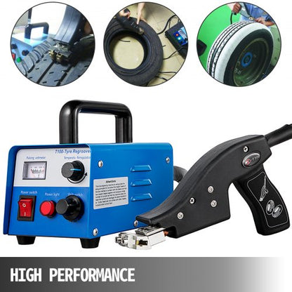 Truck Tire Grooving Iron for Trailer Tires, Durable Rubber Grooving Blades Groover Machine for Racing, Trucks