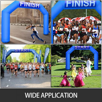 15ft Hexagon Inflatable Arch with Blower, Inflatable Archway for Races, Outdoor Advertising & Commerce