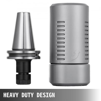 CAT40 ER16 Collet Chuck Set (8Pcs, 70mm), High-Speed CNC Tool Holder for Milling, Lathe & Engraving Machines