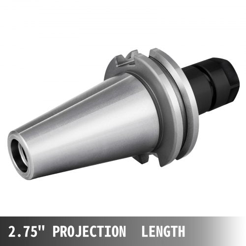CAT40 ER16 Collet Chuck Set (8Pcs, 70mm), High-Speed CNC Tool Holder for Milling, Lathe & Engraving Machines