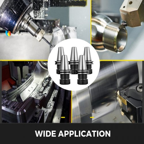 5 PCS CAT40 ER32 Collet Chuck Set, High Precision CNC Engraving Machine & Milling Lathe Tool Holder