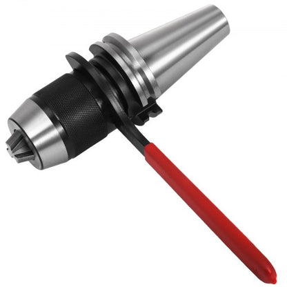 CAT40 Keyless Drill Chuck 1/2". High-Precision Integrated Collet Chuck for CNC Milling, Lathe & Engraving Machines