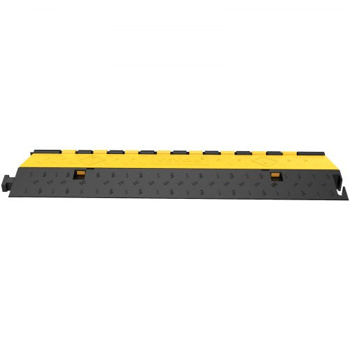 5 Pack Heavy Duty Rubber Cable Protector Ramp 2 Channel 66000 Lbs Load Capacity  Driveway Cord Cove 9