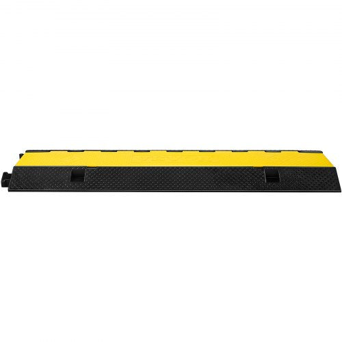 Heavy Duty Rubber Cable Protector Ramps 44000Lbs Load Capacity 3Channel Cord Cover Ramp For Drivewa 8