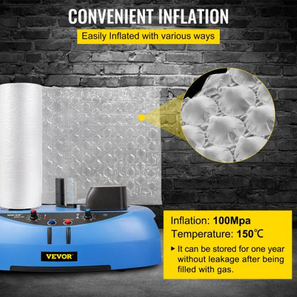 16 X 984ft Air Cushion Film Roll Heavy Duty Bubble Bags For Packaging  TearAble Waterproof Air Pill 5