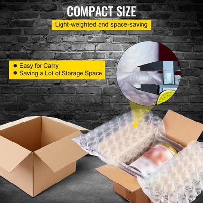 16 X 984ft Air Cushion Film Roll Heavy Duty Bubble Bags For Packaging  TearAble Waterproof Air Pill 6