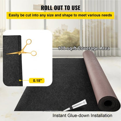 Marine Grade Boat Carpet 6x18 Ft Waterproof Outdoor Carpet With NonSlip Surface  Easy Clean Cuttabl 4
