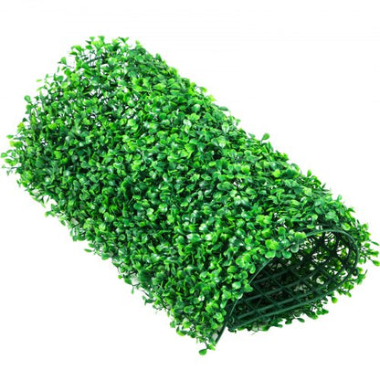 Artificial Boxwood Hedge Wall Panels UV Protected, Green Grass Privacy Fence for Outdoor Backyard, Wall Decoration