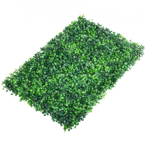 Artificial Boxwood Panel UV, Fake Hedge Wall Panels, Dense Green Grass Backdrop for Indoor Outdoor Privacy Fence