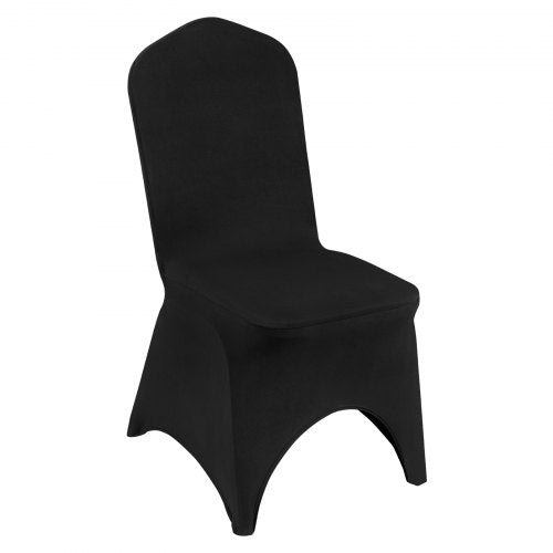 Stretch Spandex Folding Chair Covers Set, Universal Fit with Arched Front, Washable Slipcovers for Wedding, Holiday