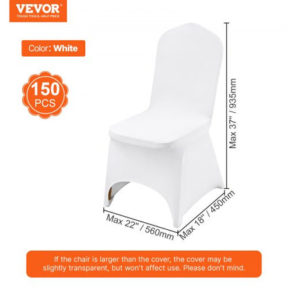 Stretch Spandex Folding Chair Covers, Universal Removable Washable Slipcovers for Wedding, Party, Holiday, Dining