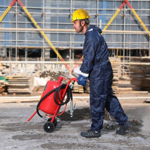10Gal/40L Sandblaster Kit, Heavy-Duty Power Sand Blaster w/ Grit Nozzles, Pressure Gauge